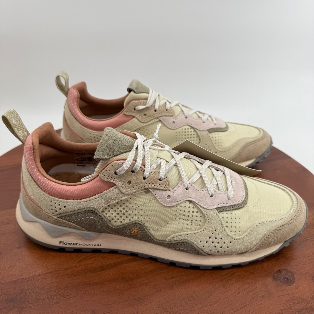 Flower Mountain Puerh Uni L.E. Vanilla Suede 10th Anniversary Sneaker Women 8.5